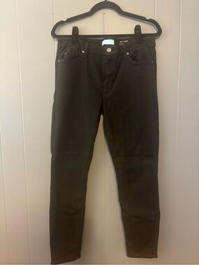 7 For All Mankind Black Women's The Ankle Skinny Jeans